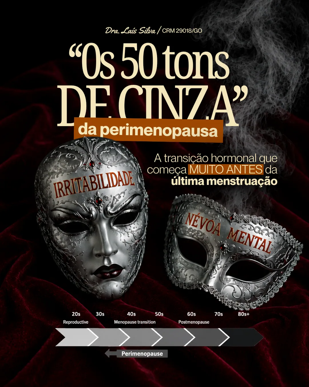 Arte de design de post para Dra. Laís Silva, Endocrinologia (4 de 4)