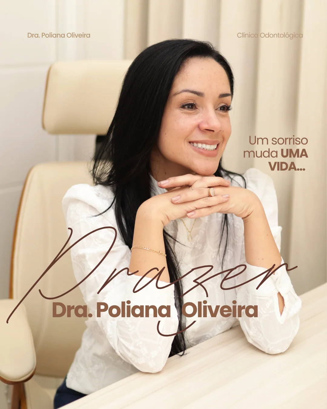 Arte de social media para Dra. Poliana Oliveira, Odontologia (2 de 4)