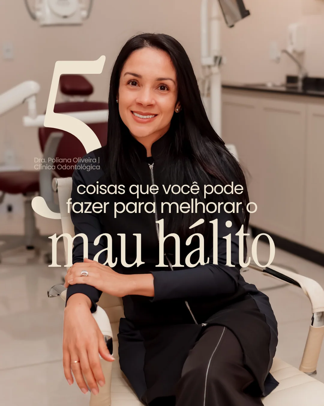 Arte de social media para Dra. Poliana Oliveira, Odontologia (3 de 4)