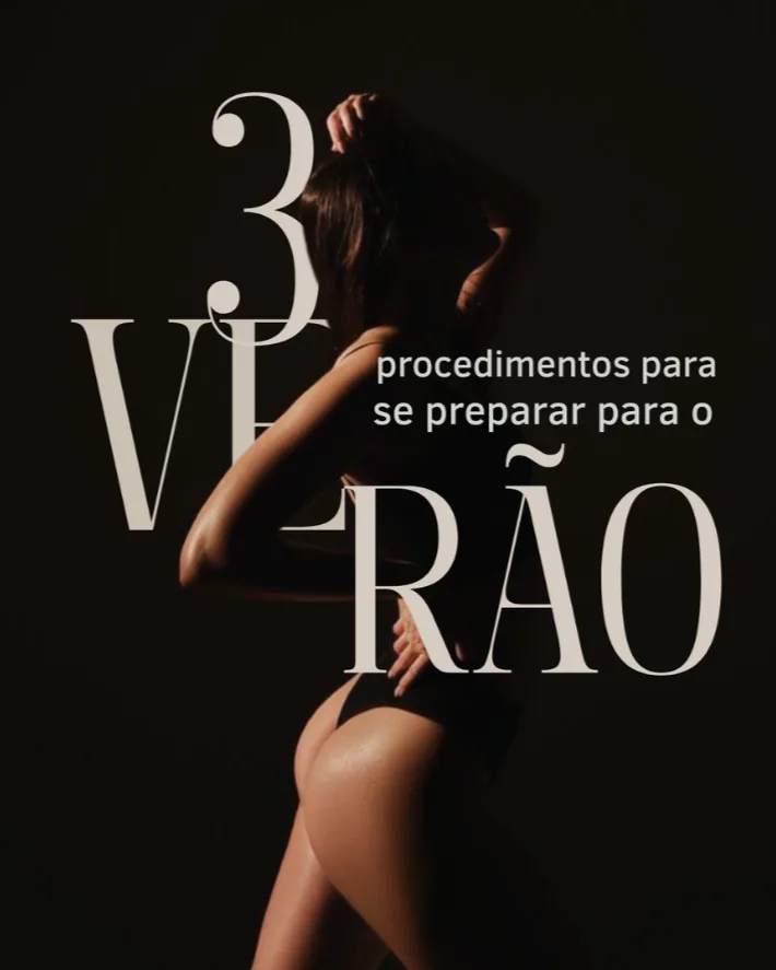 Capa de carrossel sobre três procedimentos estéticos para se preparar para o verão